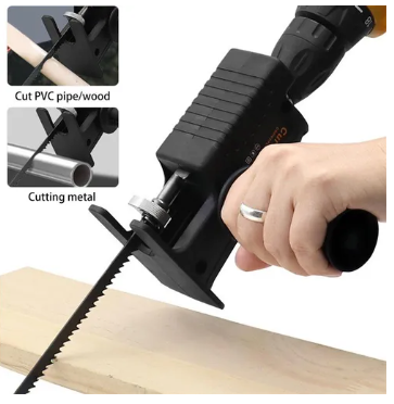 DrillMate® | Kit de Sierra Adaptable 🪚 Convierte tu Taladro en una Herramienta Profesional + ¡Envío Gratis!