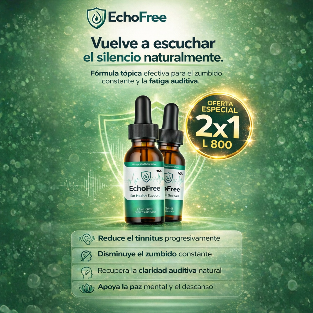 OFERTA 2 x 1 Echo Free® FORMULA MILAGROSA PARA TU BIENESTAR AUDITIVO