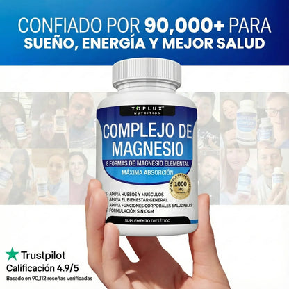 Magnesium Complex ™ l Toplux Nutrition 90 Cápsulas