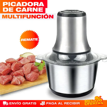 MOLINO PICADOR ELÉCTRICO ACERO INOXIDABLE 🔥3 LITROS🔥 (TAMAÑO GRANDE)