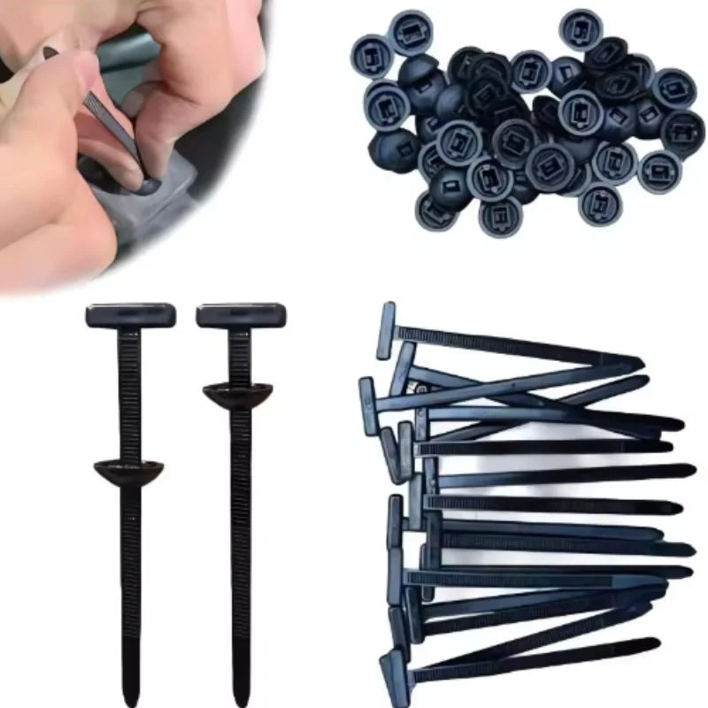 Pack 90 Clips Universal de Fijación Automotriz de Alta Resistencia
