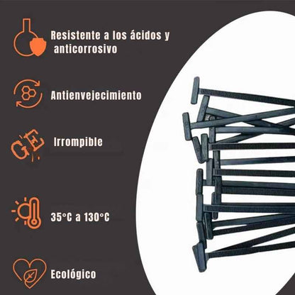 Pack 90 Clips Universal de Fijación Automotriz de Alta Resistencia