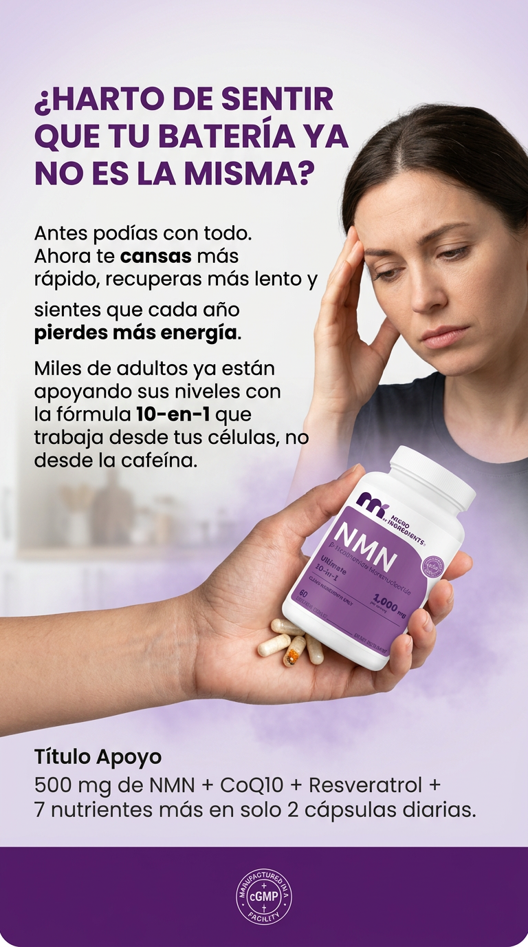 NMN Complex 1,000mg - 10 en 1 l 60 Cápsulas